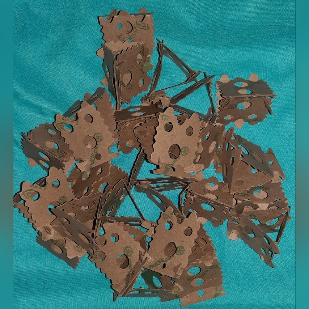 Bird Toys 100pk Foraging Card Crumbles Foot Talon DIY Parrot Cage Entertainment